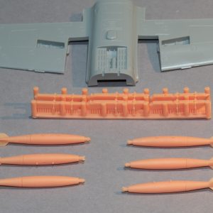 Aermacchi/Atlas MB326 Impala Full Pylon Set with Bombs Mk81 Set of 6